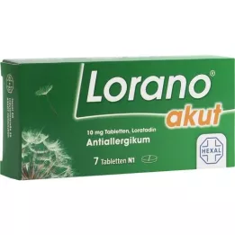 LORANO acute tablets, 7 pcs