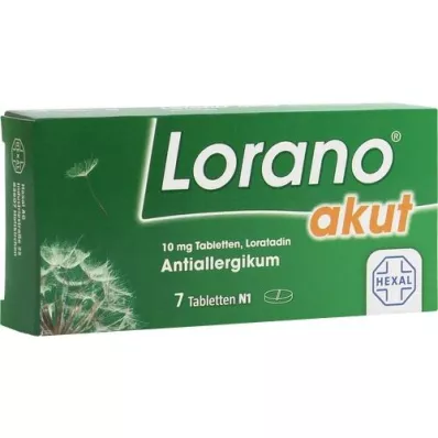 LORANO acute tablets, 7 pcs