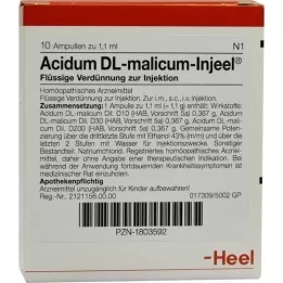 ACIDUM DL-malicum Injeel ampoules, 10 pcs