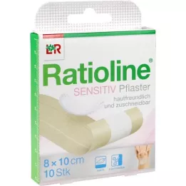 RATIOLINE sensitive quick wound dressing 8 cmx1 m, 1 piece