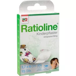 RATIOLINE kids plaster strips, 15 pieces
