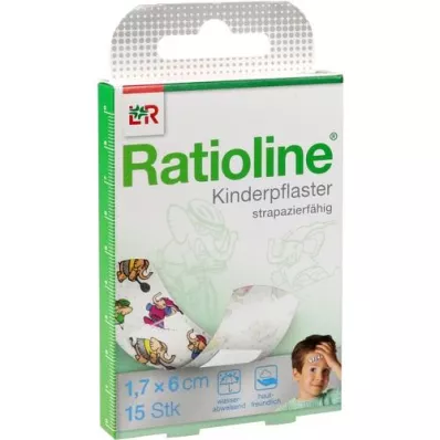 RATIOLINE kids plaster strips, 15 pieces