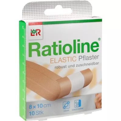RATIOLINE elastic quick wound dressing 8 cmx1 m, 1 piece