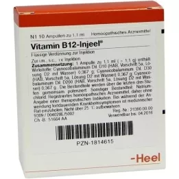 VITAMIN B12 INJEEL Ampoules, 10 pcs