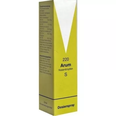 ARUM NASENTROPFEN S 220, 10 g ARUM NASENTROPFEN S 220, 10 g