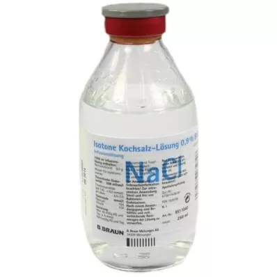 KOCHSALZLÖSUNG 0.9% glass bottle, 250 ml KOCHSALZLÖSUNG 0.9% glass bottle, 250 ml