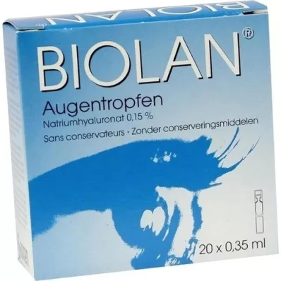 BIOLAN Eye drops single-dose pipettes, 20X0.35 ml BIOLAN Eye drops single-dose pipettes, 20X0.35 ml