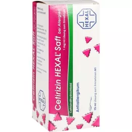 CETIRIZIN HEXAL Juice for allergies, 75 ml