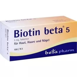 BIOTIN BETA 5 tablets, 100 pcs