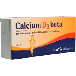 CALCIUM D3 beta effervescent tablets, 40 pcs
