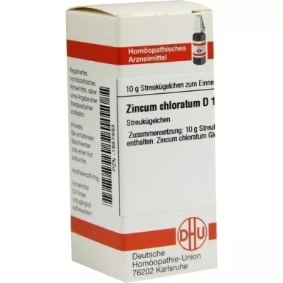 ZINCUM CHLORATUM D 12 globules, 10 g ZINCUM CHLORATUM D 12 globules, 10 g