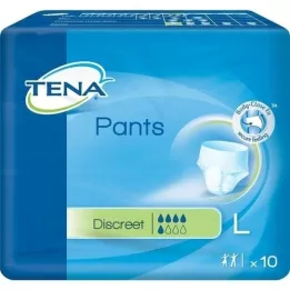 TENA PANTS Discreet L 95-125 cm disposable trousers, 10 pcs