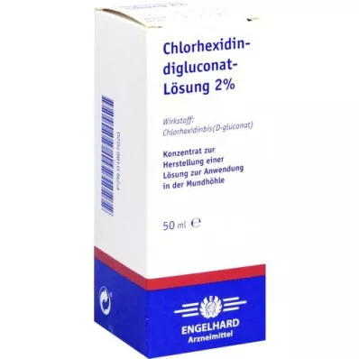 CHLORHEXIDINDIGLUCONAT Solution 2% concentrate, 50 ml CHLORHEXIDINDIGLUCONAT Solution 2% concentrate, 50 ml