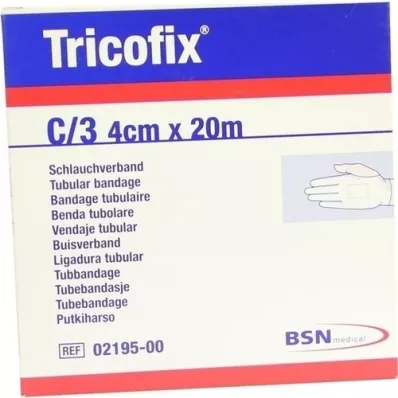TRICOFIX Tubular bandage size C 4 cmx20 m, 1 piece TRICOFIX Tubular bandage size C 4 cmx20 m, 1 piece