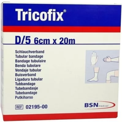 TRICOFIX Tubular bandage size D 6 cmx20 m, 1 piece