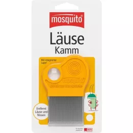 MOSQUITO Nit comb metal with magnifying glass, 1 piece