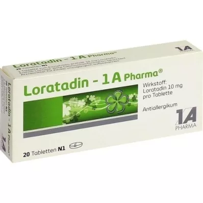 LORATADIN-1A Pharma tablets, 20 pcs LORATADIN-1A Pharma tablets, 20 pcs