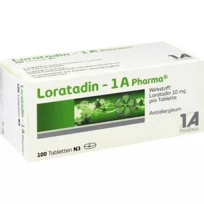 LORATADIN-1A Pharma tablets, 100 pcs LORATADIN-1A Pharma tablets, 100 pcs