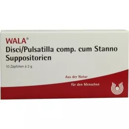 DISCI/Pulsatilla comp.cum Stanno Suppositories, 10X2 g
