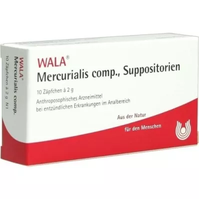 MERCURIALIS COMP.Suppositories, 10X2 g MERCURIALIS COMP.Suppositories, 10X2 g
