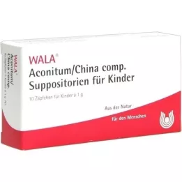 ACONITUM/CHINA comp.Childrens suppositories, 10X1 pcs
