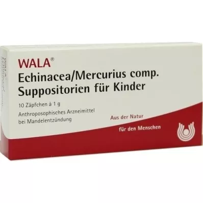 ECHINACEA/MERCURIUS comp.Childrens suppositories, 10X1 g