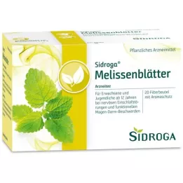 SIDROGA Melissa leaf tea filter bags, 20X1.5 g