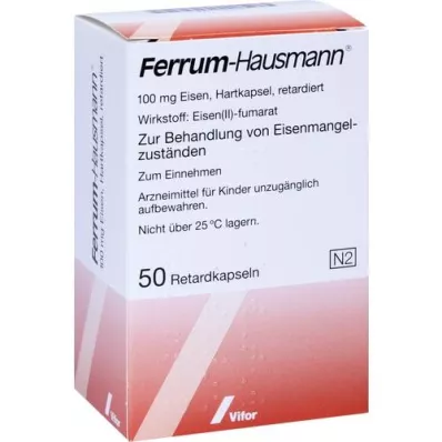 FERRUM HAUSMANN Sustained-release capsules, 50 pcs FERRUM HAUSMANN Sustained-release capsules, 50 pcs
