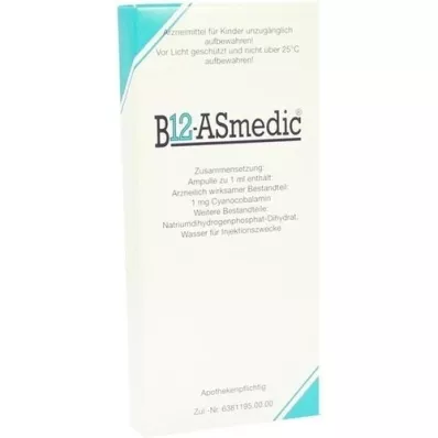 B12 ASMEDIC ampoules, 10X1 ml
