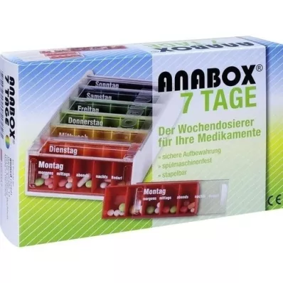 ANABOX 7 days rainbow, 1 hour ANABOX 7 days rainbow, 1 hour