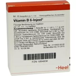 VITAMIN B6 INJEEL Ampoules, 10 pcs