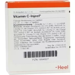 VITAMIN C INJEEL Ampoules, 10 pcs