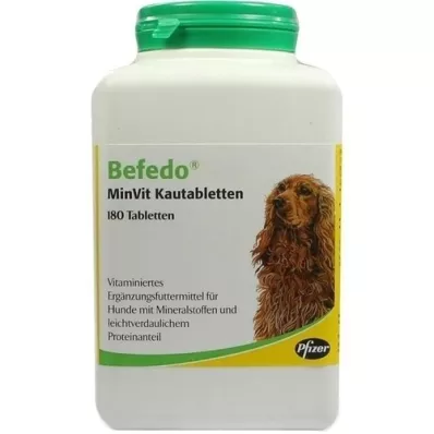 BEFEDO MinVit chewable tablets for dogs, 180 pieces