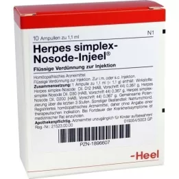 HERPES SIMPLEX Nosode Injeel ampoules, 10 pcs