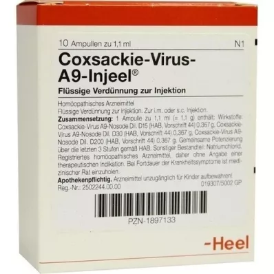 COXSACKIE-Virus A9 Injeel ampoules, 10 pcs COXSACKIE-Virus A9 Injeel ampoules, 10 pcs