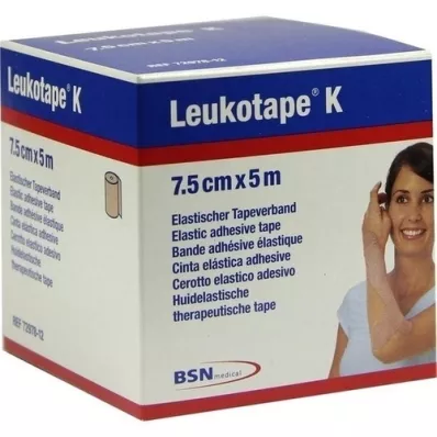 LEUKOTAPE K 7.5 cm skin-colored, 1 piece