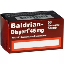 BALDRIAN DISPERT 45 mg coated tablets, 50 pcs