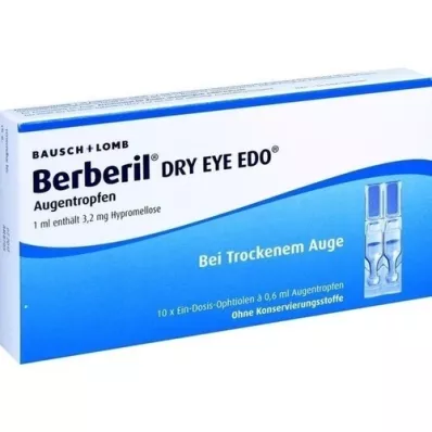 BERBERIL Dry Eye EDO eye drops, 10X0.6 ml BERBERIL Dry Eye EDO eye drops, 10X0.6 ml