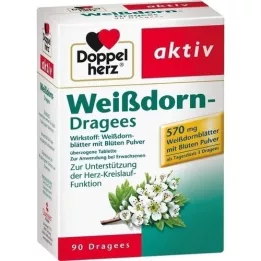 DOPPELHERZ Hawthorn dragees, 90 pieces