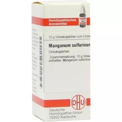 MANGANUM SULFURICUM D 6 globules, 10 g