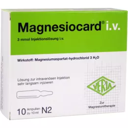 MAGNESIOCARD i.v.Solution for injection, 10X10 ml
