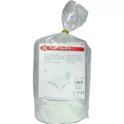 POLSTERWATTE rolled 15 cmx2 m, 1 piece POLSTERWATTE rolled 15 cmx2 m, 1 piece