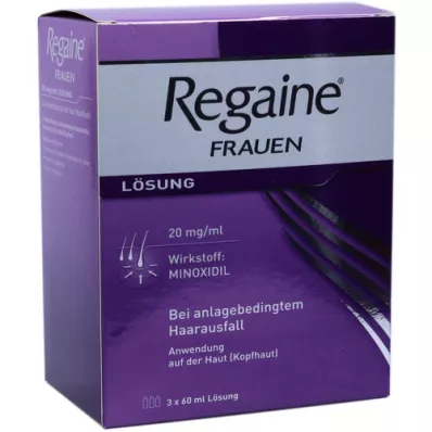 REGAINE Womens solution, 3X60 ml REGAINE Womens solution, 3X60 ml