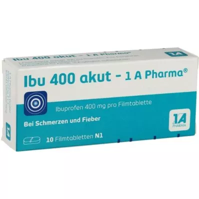 IBU 400 akut-1A Pharma film-coated tablets, 10 pcs IBU 400 akut-1A Pharma film-coated tablets, 10 pcs