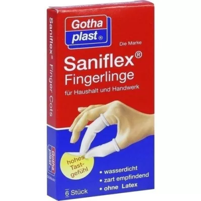 SANIFLEX Finger cots, 6 pcs SANIFLEX Finger cots, 6 pcs