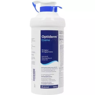 OPTIDERM Cream in dispenser, 500 g OPTIDERM Cream in dispenser, 500 g