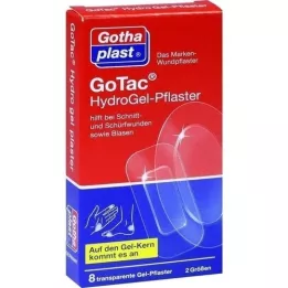 GOTAC HydroGel plasters 2 sizes, 8 pcs
