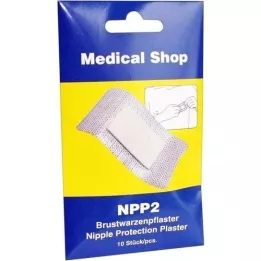 BRUSTWARZENPFLASTER NPP2, 10 pcs