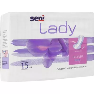 SENI Lady incontinence pad super, 15 pieces SENI Lady incontinence pad super, 15 pieces