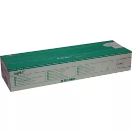 INJEKT Solo syringe 2 ml Luer centric PVC-free, 100X2 ml